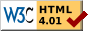 Logo de validación de HTML